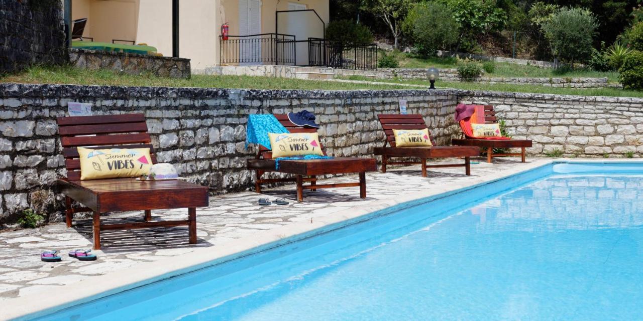 Habitat Villa Corfu Дассия Экстерьер фото