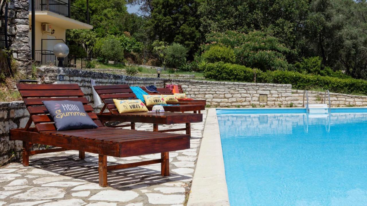 Habitat Villa Corfu Дассия Экстерьер фото