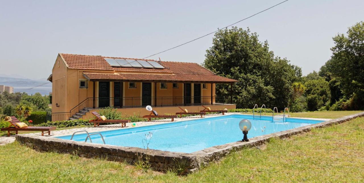 Habitat Villa Corfu Дассия Экстерьер фото